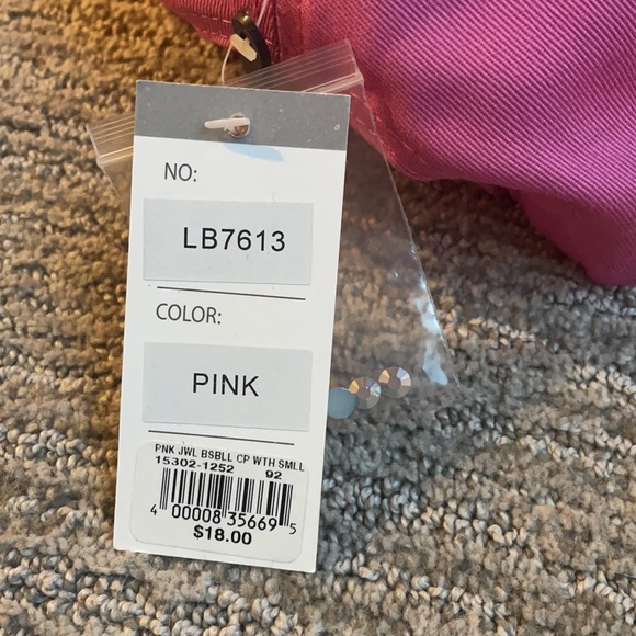 Studded cute pink baseball Hat - Picture 6 of 6